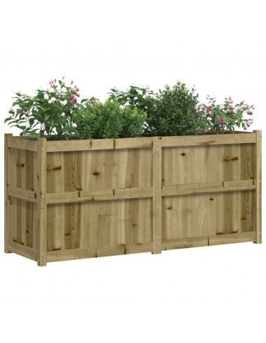 Fioriera da Giardino 150x50x70 cm in Legno di Pino Impregnato