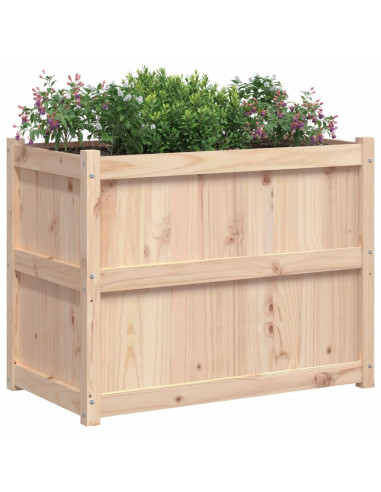 Fioriera da Giardino 90x50x70 cm in Legno Massello di Pino