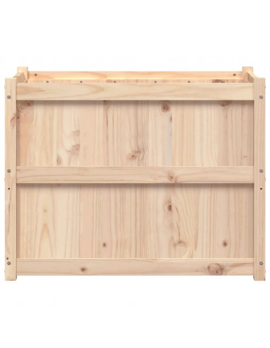 Fioriera da Giardino 90x50x70 cm in Legno Massello di Pino