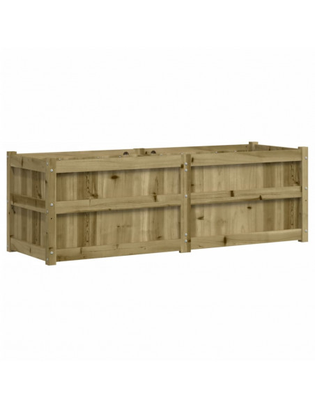 Fioriera da Giardino 150x50x50 cm in Legno di Pino Impregnato