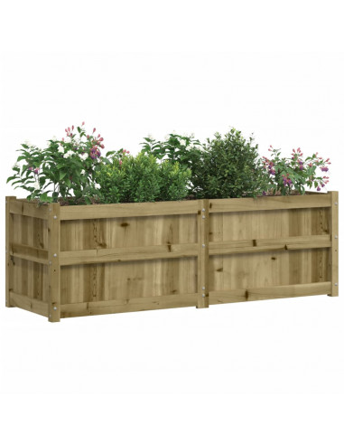 Fioriera da Giardino 150x50x50 cm in Legno di Pino Impregnato
