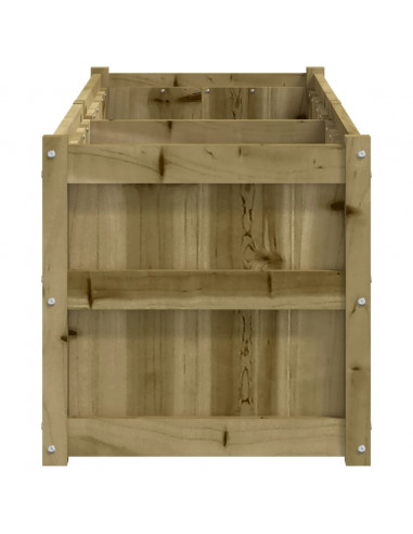 Fioriera da Giardino 150x50x50 cm in Legno di Pino Impregnato