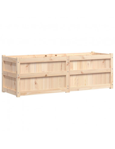 Fioriera da Giardino 150x50x50 cm in Legno Massello di Pino