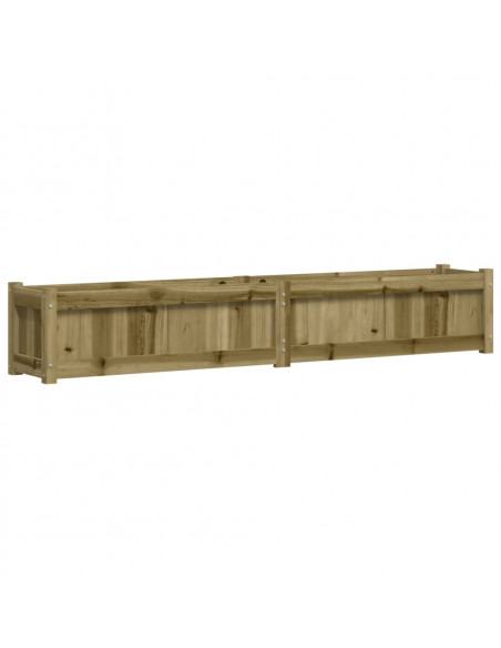 Fioriere da Giardino 2 pz in Legno di Pino Impregnato