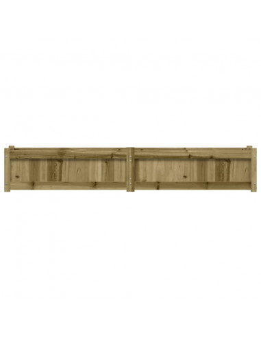 Fioriere da Giardino 2 pz in Legno di Pino Impregnato