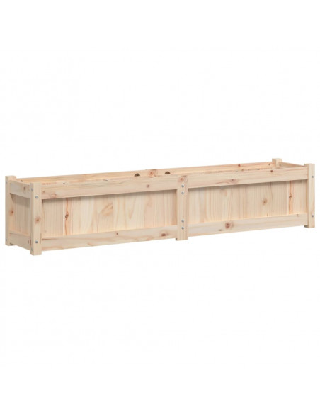 Fioriere da Giardino 2 pz in Legno Massello di Pino
