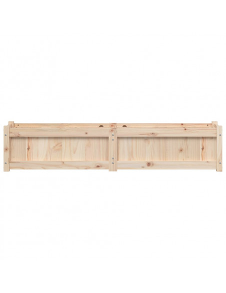 Fioriere da Giardino 2 pz in Legno Massello di Pino