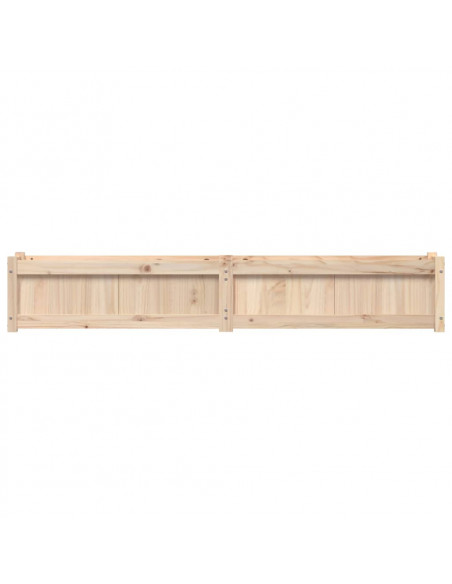 Fioriera da Giardino 180x31x31 cm in Legno Massello di Pino