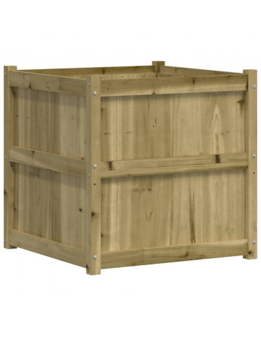 Fioriera da Giardino 70x70x70 cm in Legno di Pino Impregnato