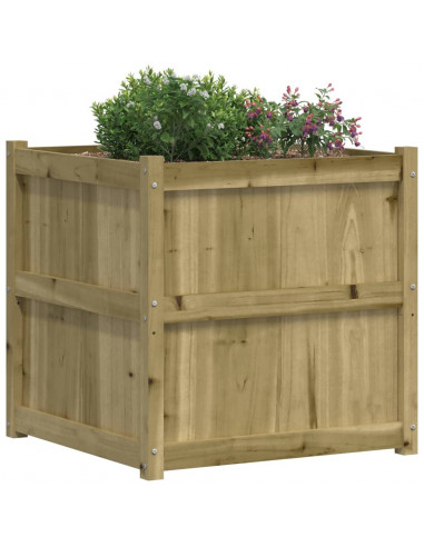 Fioriera da Giardino 70x70x70 cm in Legno di Pino Impregnato