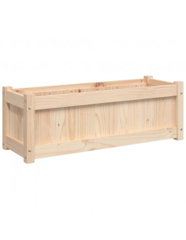 Fioriere da Giardino 2 pz in Legno Massello di Pino