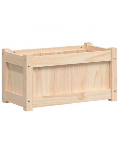 Fioriera da Giardino 60x31x31 cm in Legno Massello di Pino