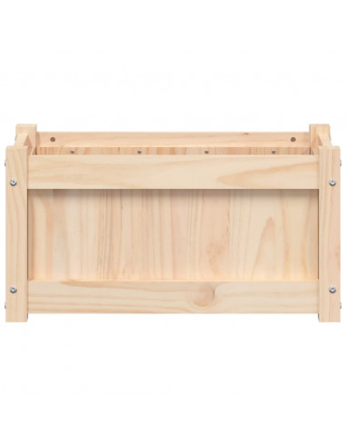 Fioriera da Giardino 60x31x31 cm in Legno Massello di Pino