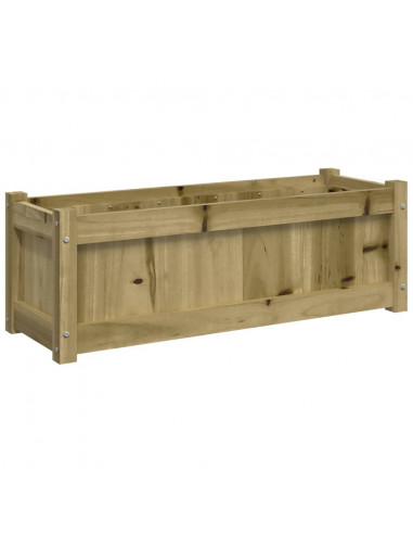 Fioriere da Giardino 2 pz in Legno di Pino Impregnato