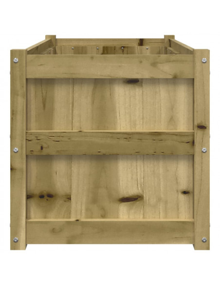 Fioriere da Giardino 2 pz in Legno di Pino Impregnato