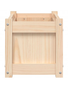 Fioriere da Giardino 2 pz in Legno Massello di Pino 2