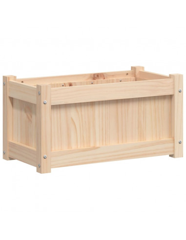 Fioriere da Giardino 2 pz in Legno Massello di Pino