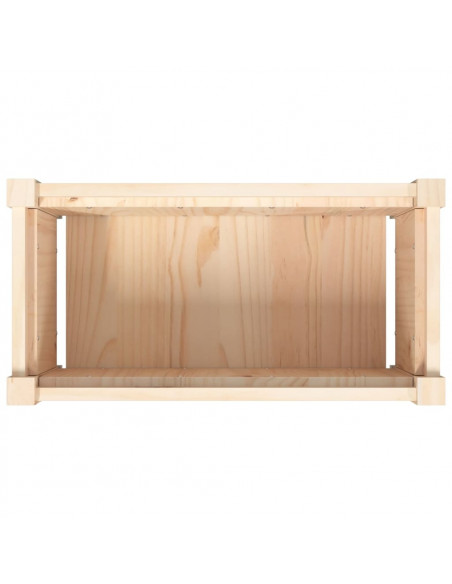 Fioriere da Giardino 2 pz in Legno Massello di Pino