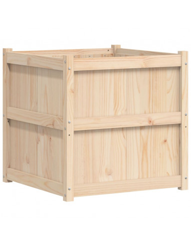 Fioriera da Giardino 70x70x70 cm in Legno Massello di Pino