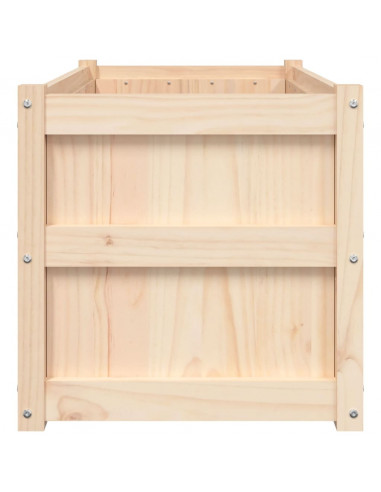 Fioriere da Giardino 2 pz in Legno Massello di Pino