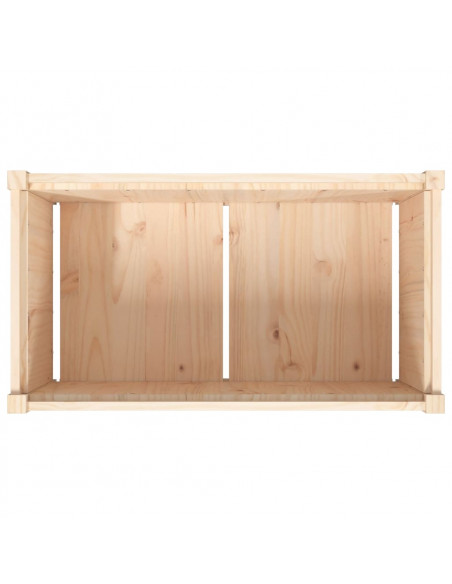 Fioriere da Giardino 2 pz in Legno Massello di Pino