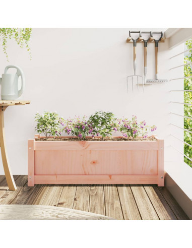 Fioriera da Giardino 90x31x31 cm in Legno Massello di Douglas