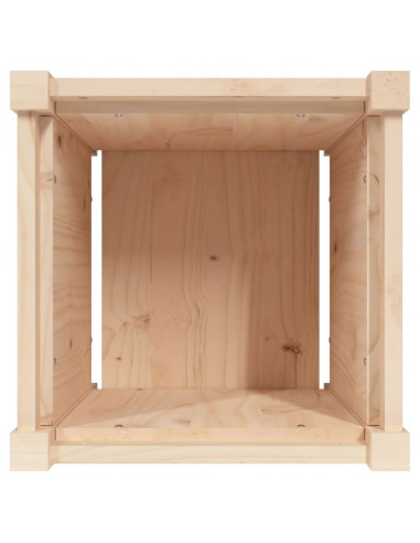Fioriere da Giardino 2 pz in Legno Massello di Pino