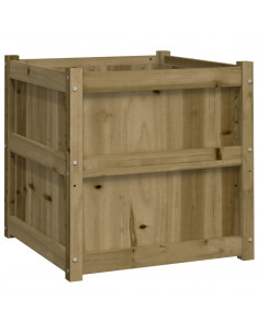 Fioriera da Giardino 60x60x60 cm in Legno di Pino Impregnato 2