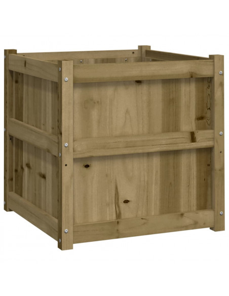 Fioriera da Giardino 60x60x60 cm in Legno di Pino Impregnato