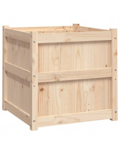 Fioriera da Giardino 60x60x60 cm in Legno Massello Di Pino 2