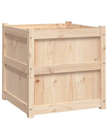 Fioriera da Giardino 60x60x60 cm in Legno Massello Di Pino