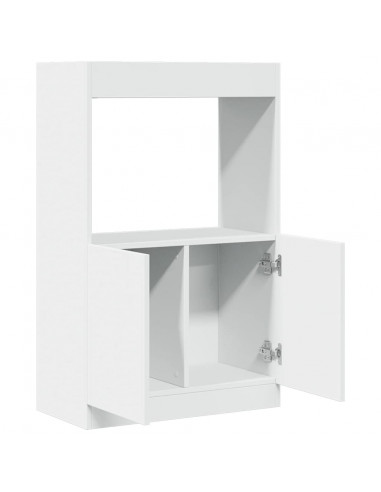 Credenza Bianca 63x33x100 cm in Truciolato