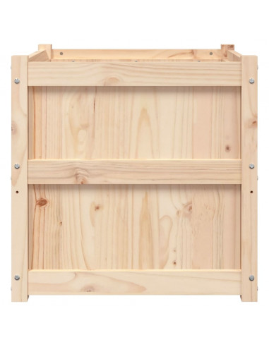 Fioriera da Giardino 60x60x60 cm in Legno Massello Di Pino