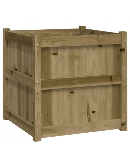 Fioriere da Giardino 2 pz in Legno di Pino Impregnato