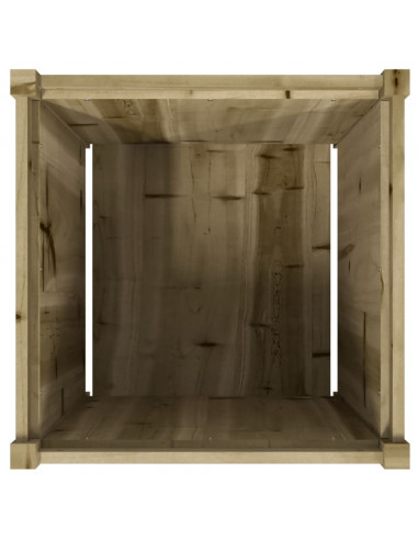 Fioriere da Giardino 2 pz in Legno di Pino Impregnato