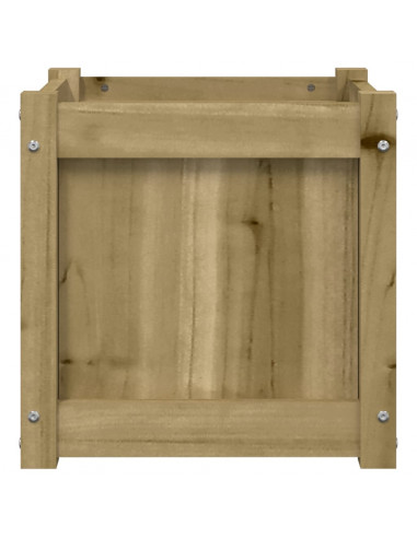 Fioriera da Giardino 40x40x40 cm in Legno di Pino Impregnato