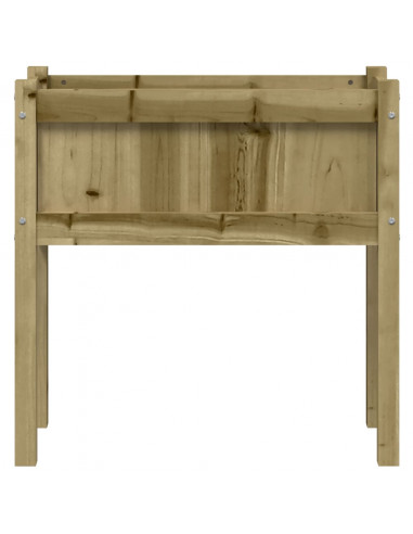 Fioriera Giardino con Gambe 70x31x70 cm Legno Pino Impregnato