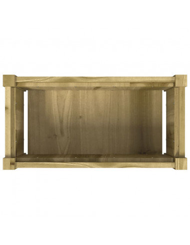 Fioriere da Giardino 2 pz in Legno di Pino Impregnato