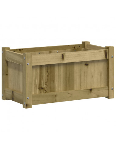 Fioriera da Giardino 60x31x31 cm in Legno di Pino Impregnato