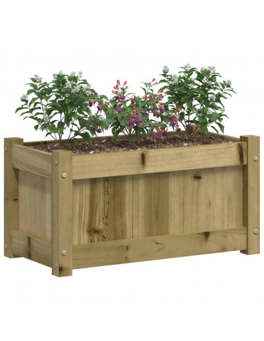 Fioriera da Giardino 60x31x31 cm in Legno di Pino Impregnato
