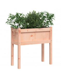 Fioriere da Giardino 2 pz con Gambe Legno Massello di Douglas 2