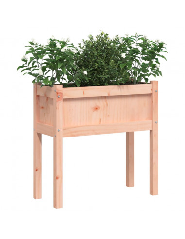 Fioriere da Giardino 2 pz con Gambe Legno Massello di Douglas