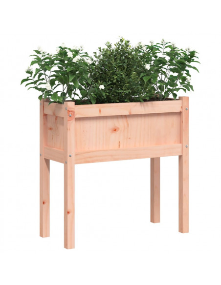 Fioriere da Giardino 2 pz con Gambe Legno Massello di Douglas