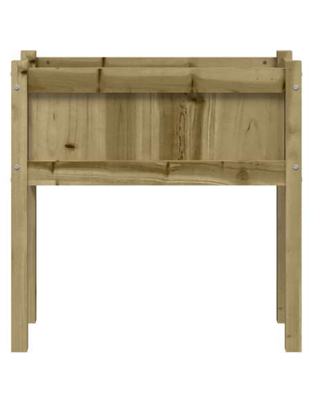 Fioriere da Giardino 2 pz con Gambe in Legno di Pino Impregnato