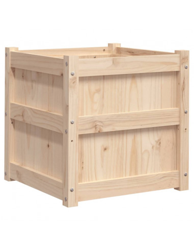 Fioriere da Giardino 2 pz in Legno Massello di Pino