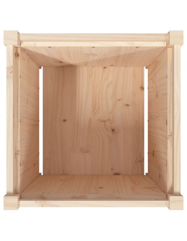 Fioriere da Giardino 2 pz in Legno Massello di Pino