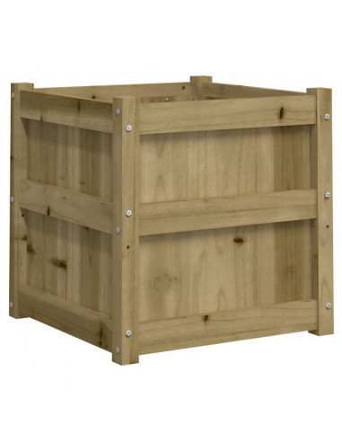 Fioriera da Giardino 50x50x50 cm in Legno di Pino Impregnato