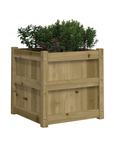 Fioriera da Giardino 50x50x50 cm in Legno di Pino Impregnato