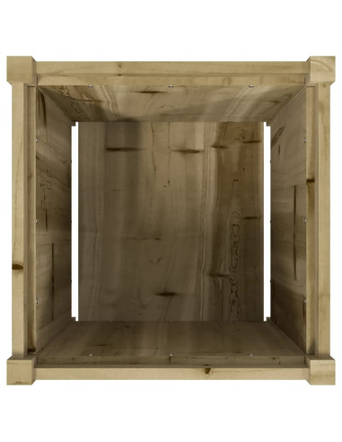 Fioriere da Giardino 2 pz in Legno di Pino Impregnato