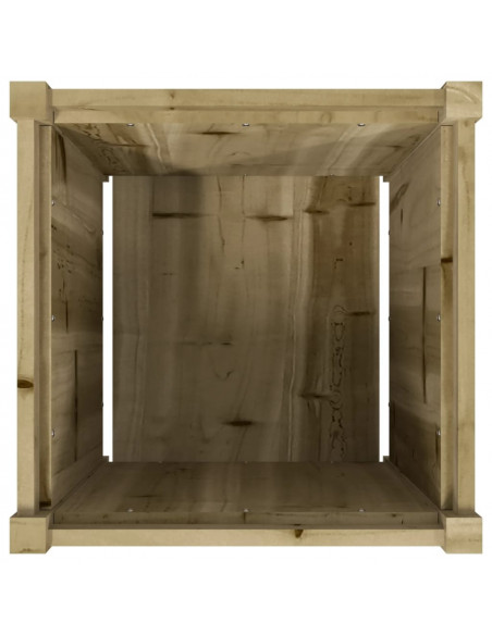 Fioriere da Giardino 2 pz in Legno di Pino Impregnato